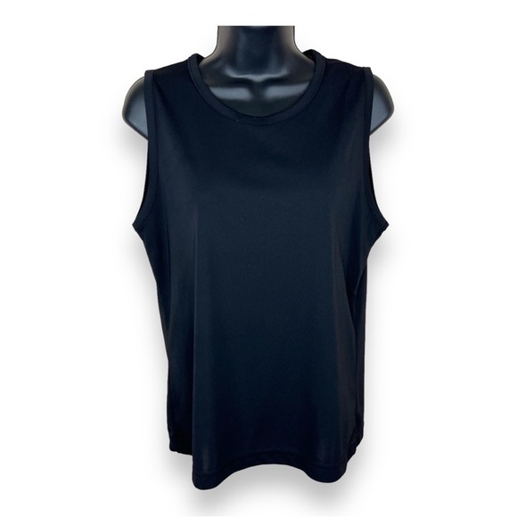 Express Vintage Black Sleeveless Fitted Tank Stretch Y2k 90s Fits Like Medium - Picture 1 of 6